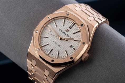 rose gold audemars piguet royal oak wrist|ap royal oak retail price.